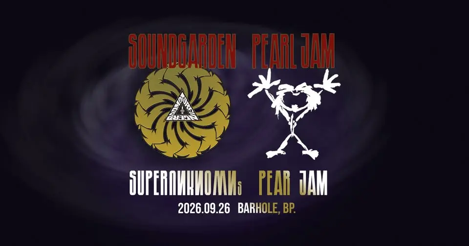 Grunge Night // Soundgarden & Pearl Jam Tribute by SuperunknownS & Pear Jam koncert Budapesten (BAR Hole Music)