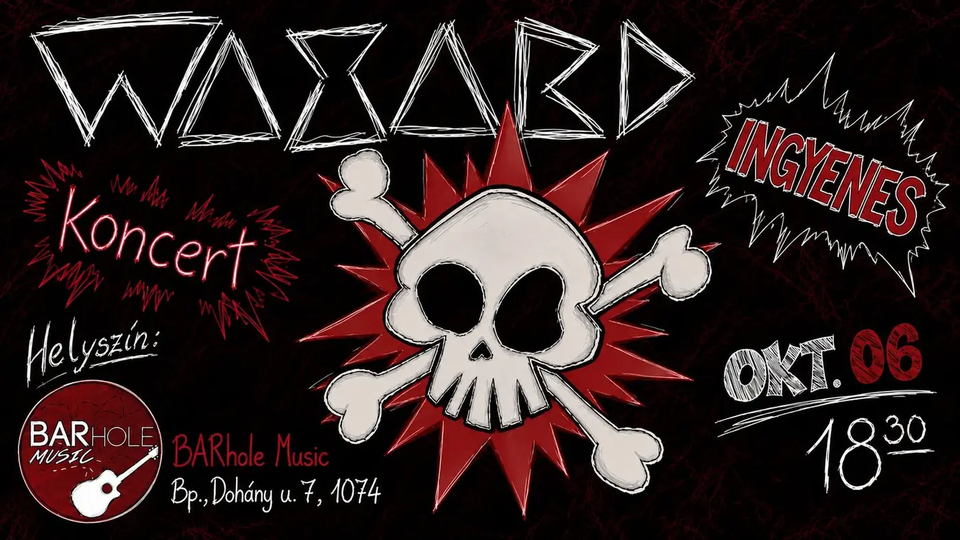 Wazard koncert Budapesten (BAR Hole Music)