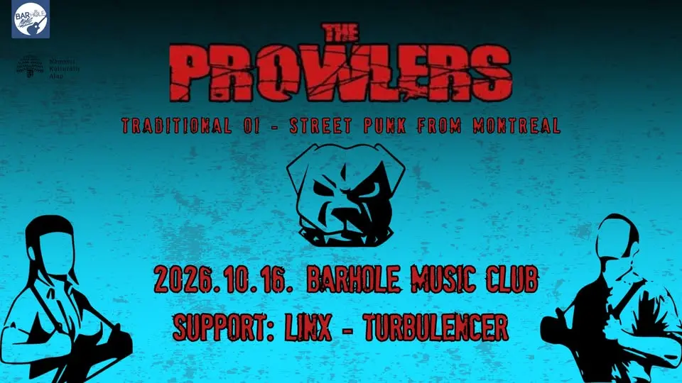 The Prowlers / BARHOLE koncert Budapesten (BAR Hole Music)