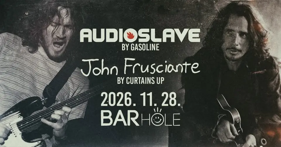 Audioslave + John Frusciante tribute 💥 Gasoline, Curtains Up 💥 BARhole Music koncert Budapesten (BAR Hole Music)