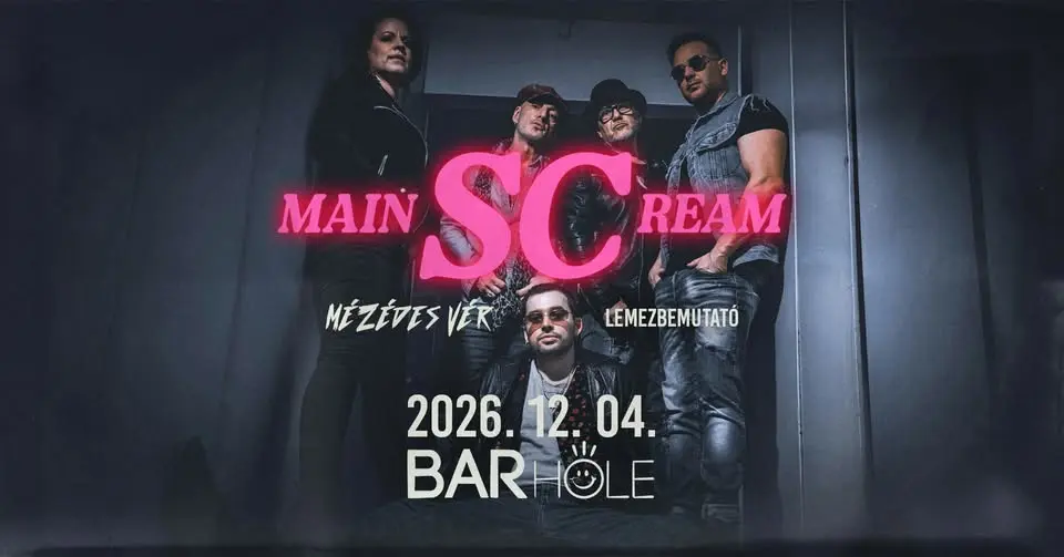 MainSCream - Mézédes Vér EP bemutató koncert Budapesten (BAR Hole Music)