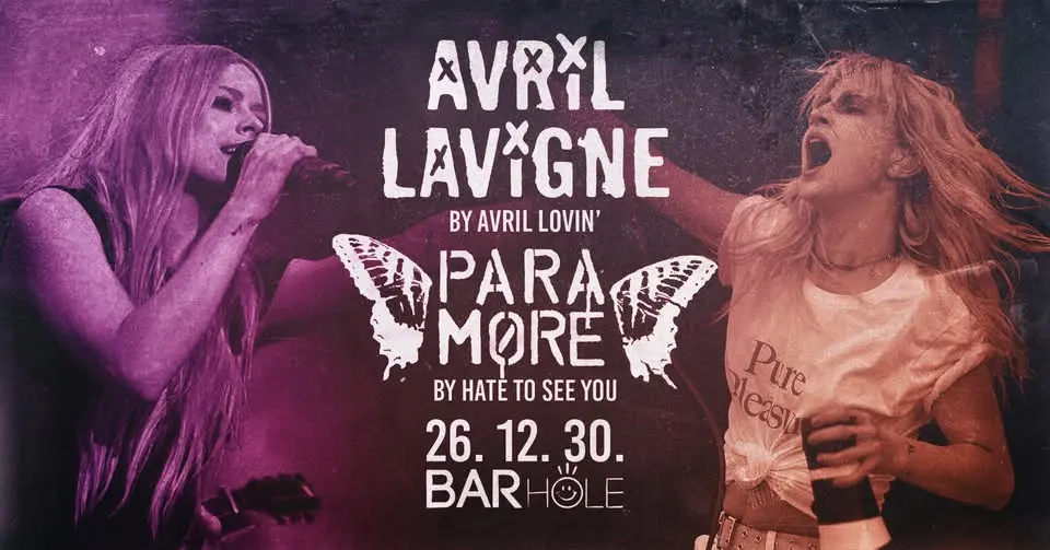 Avril Lavigne + Paramore tribute 💥 Avril Lovin', Hate To See You 💥 BARhole Music koncert Budapesten (BAR Hole Music)