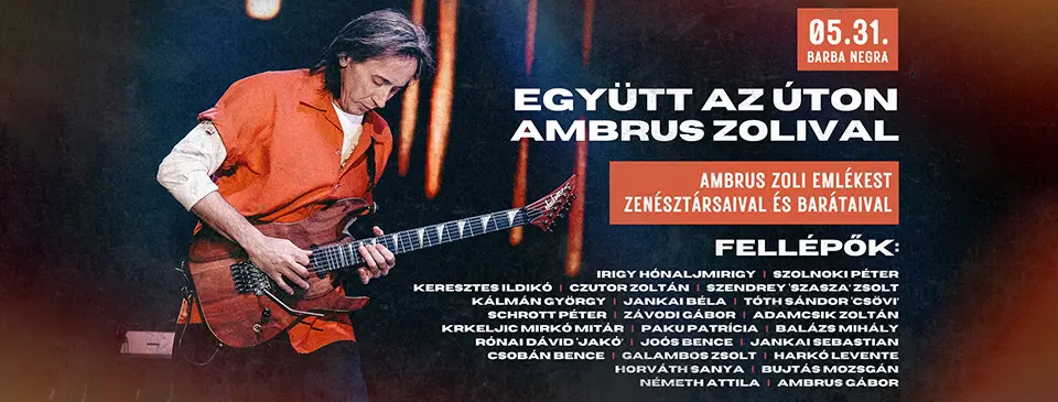 Ambrus Zoli Emlékest koncert Budapesten (Barba Negra)
