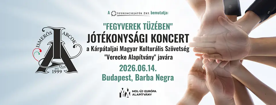 ISMERŐS ARCOK - Jótékonysági koncert koncert Budapesten (Barba Negra)
