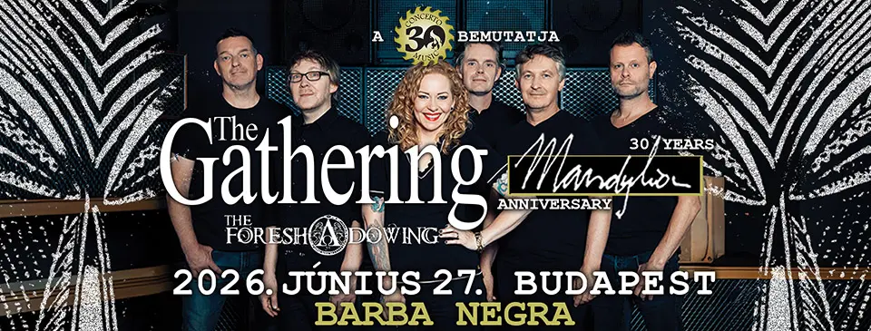 The GATHERING koncert Budapesten (Barba Negra)
