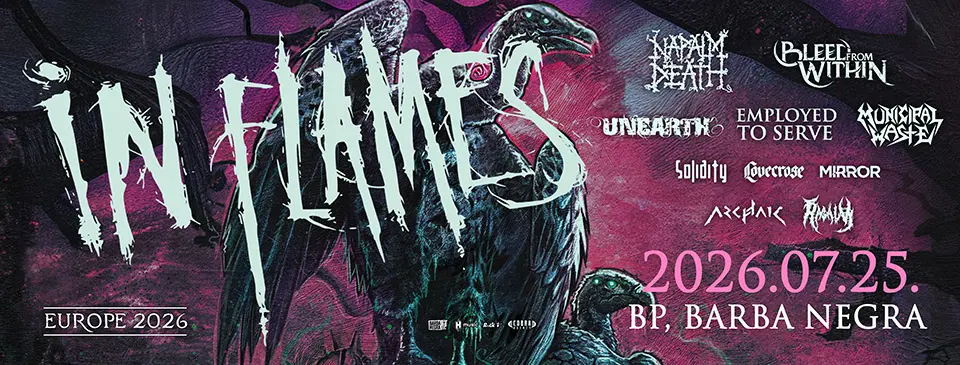 IN FLAMES koncert Budapesten (Barba Negra)