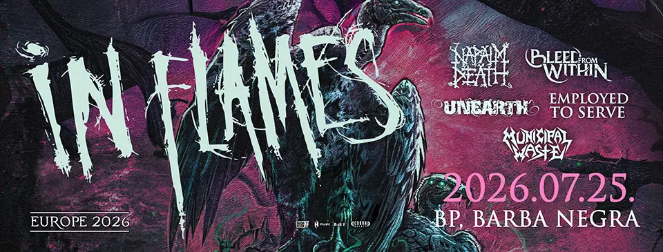 IN FLAMES koncert Budapesten (Barba Negra)