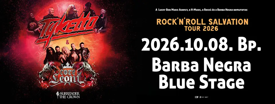 Tyketto & CoreLeoni koncert Budapesten (Barba Negra)