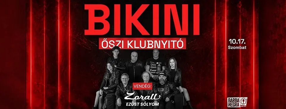 BIKINI koncert Budapesten – Barba Negra