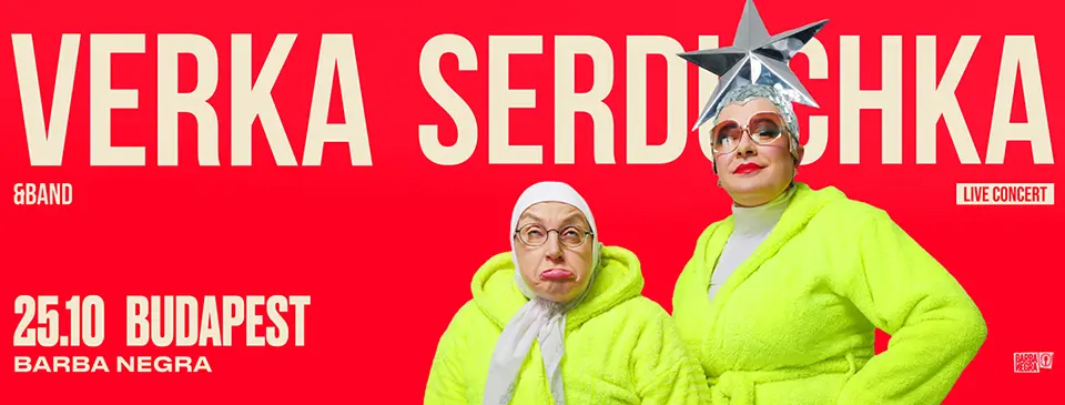 Verka Serduchka koncert Budapesten (Barba Negra)