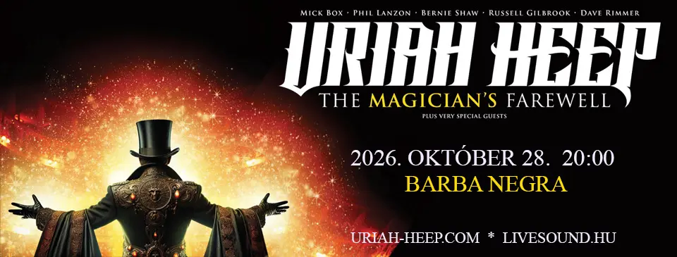 URIAH HEEP koncert Budapesten (Barba Negra)