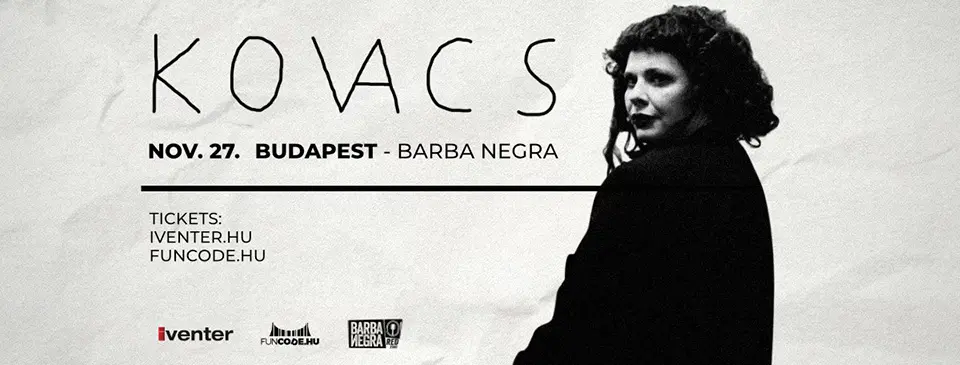 KOVACS - ÉLŐ NAGYKONCERT koncert Budapesten (Barba Negra)