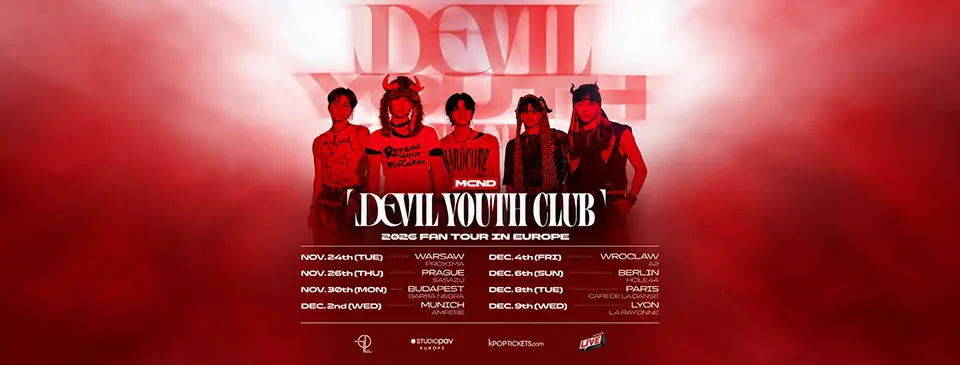 MCND - Devil Youth Club 2026 Fan Tour koncert Budapesten (Barba Negra)