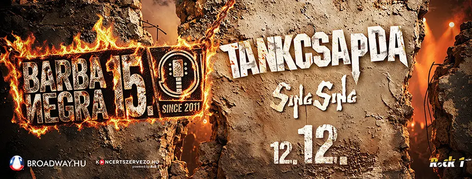 TANKCSAPDA koncert Budapesten (Barba Negra)