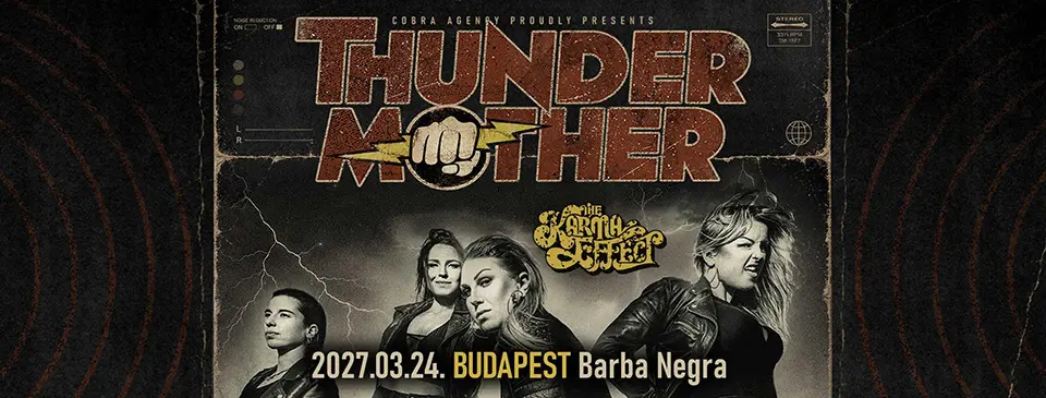 THUNDERMOTHER koncert Budapesten (Barba Negra)