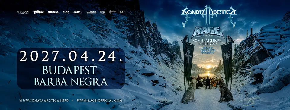 RAGE & SONATA ARCTICA koncert Budapesten (Barba Negra)
