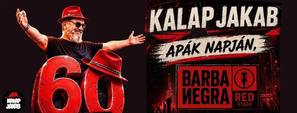 KALAP JAKAB 60 koncert Budapesten (Barba Negra)
