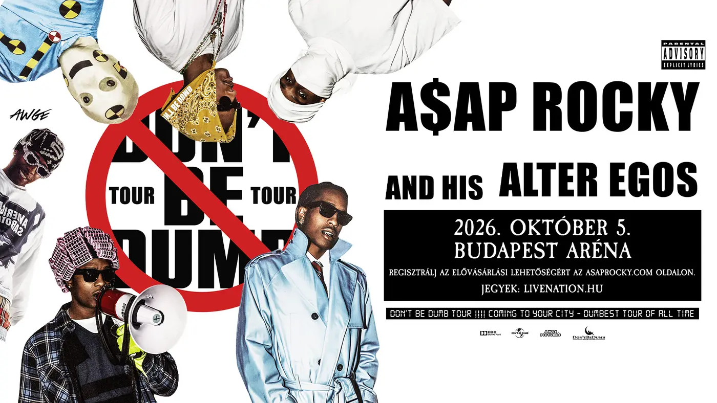 A$AP ROCKY koncert Budapesten (Budapest Aréna)