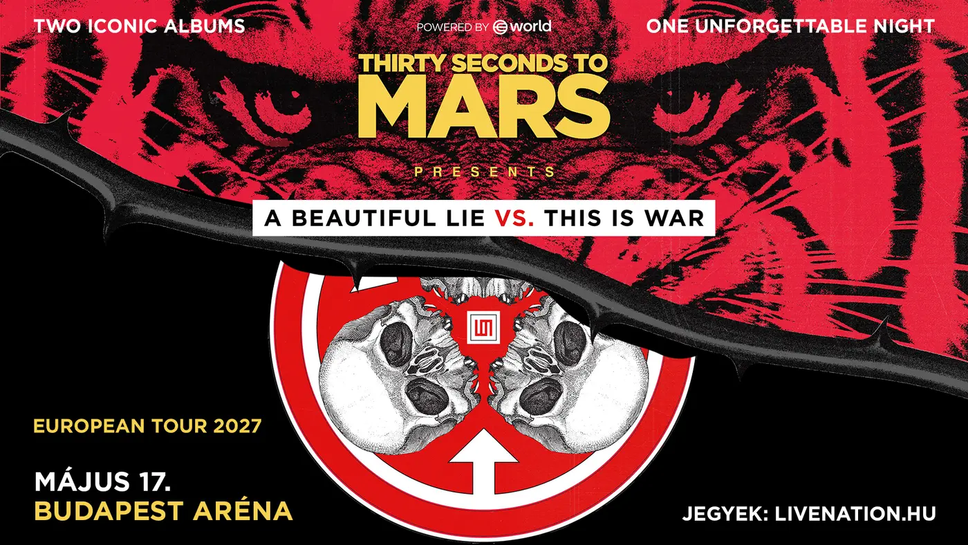 Thirty Seconds To Mars koncert Budapesten (Budapest Aréna)