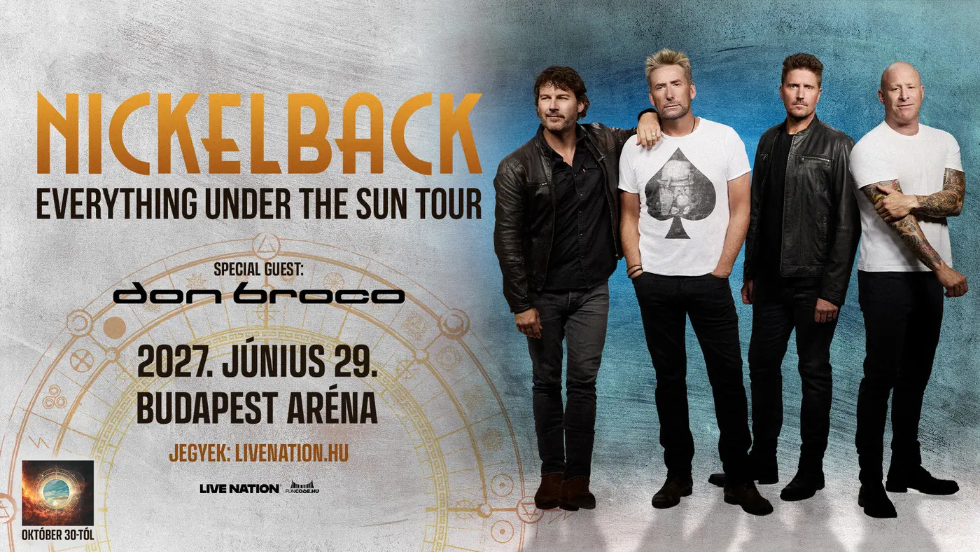 Nickelback – Everything Under The Sun Tour koncert Budapesten (Budapest Aréna)