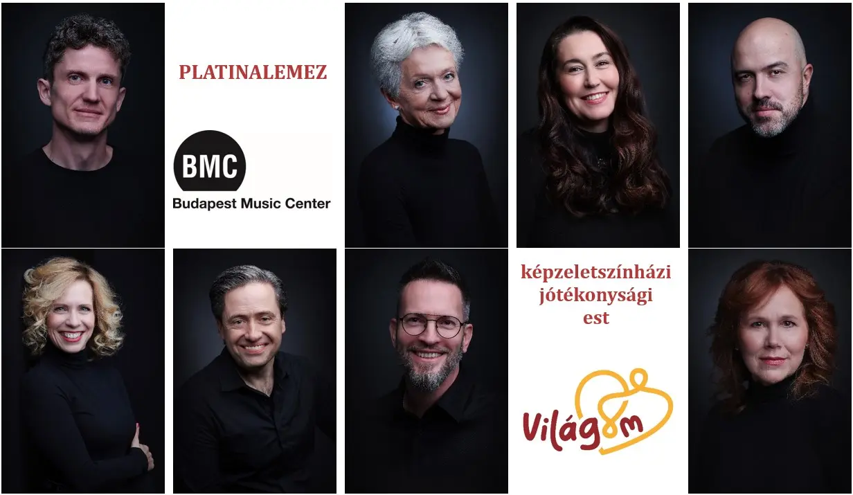 PLATINALEMEZ | Képzeletszínházi jótékonysági est a Világom Alapítvány javára koncert Budapesten (Budapest Music Center)