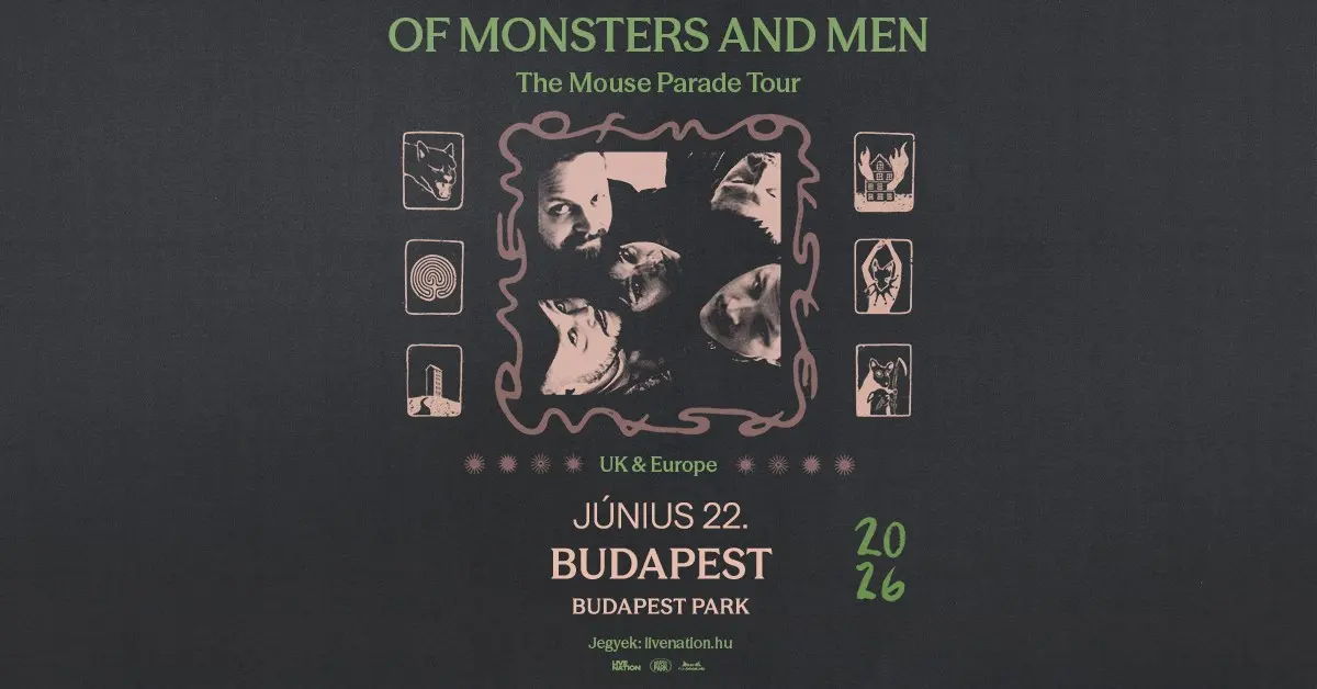 Of Monsters And Men koncert Budapesten (Budapest Park)