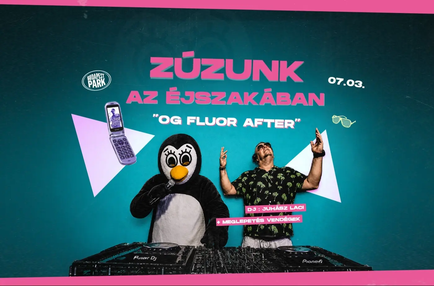 Zúzunk az éjszakában - OG FLUOR AFTER koncert Budapesten (Budapest Park)