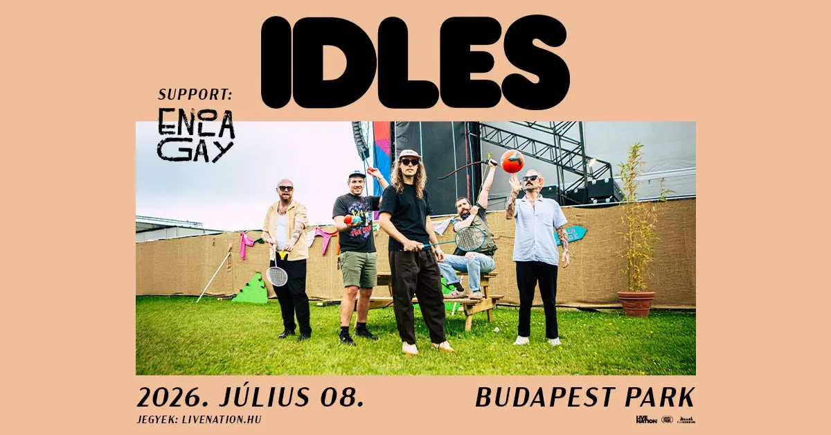 IDLES koncert Budapesten (Budapest Park)