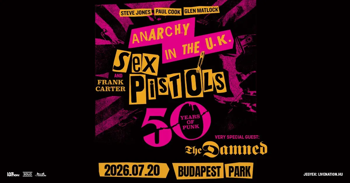 Sex Pistols Featuring Frank Carter koncert Budapesten (Budapest Park)