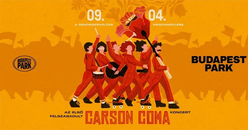 Carson Coma - a rendszerváltás megünneplése a Budapest Parkban koncert Budapesten (Budapest Park)
