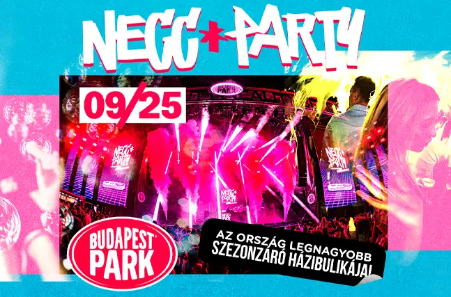 NECC PARTY // BUDAPEST PARK // 09.25. koncert Budapesten (Budapest Park)