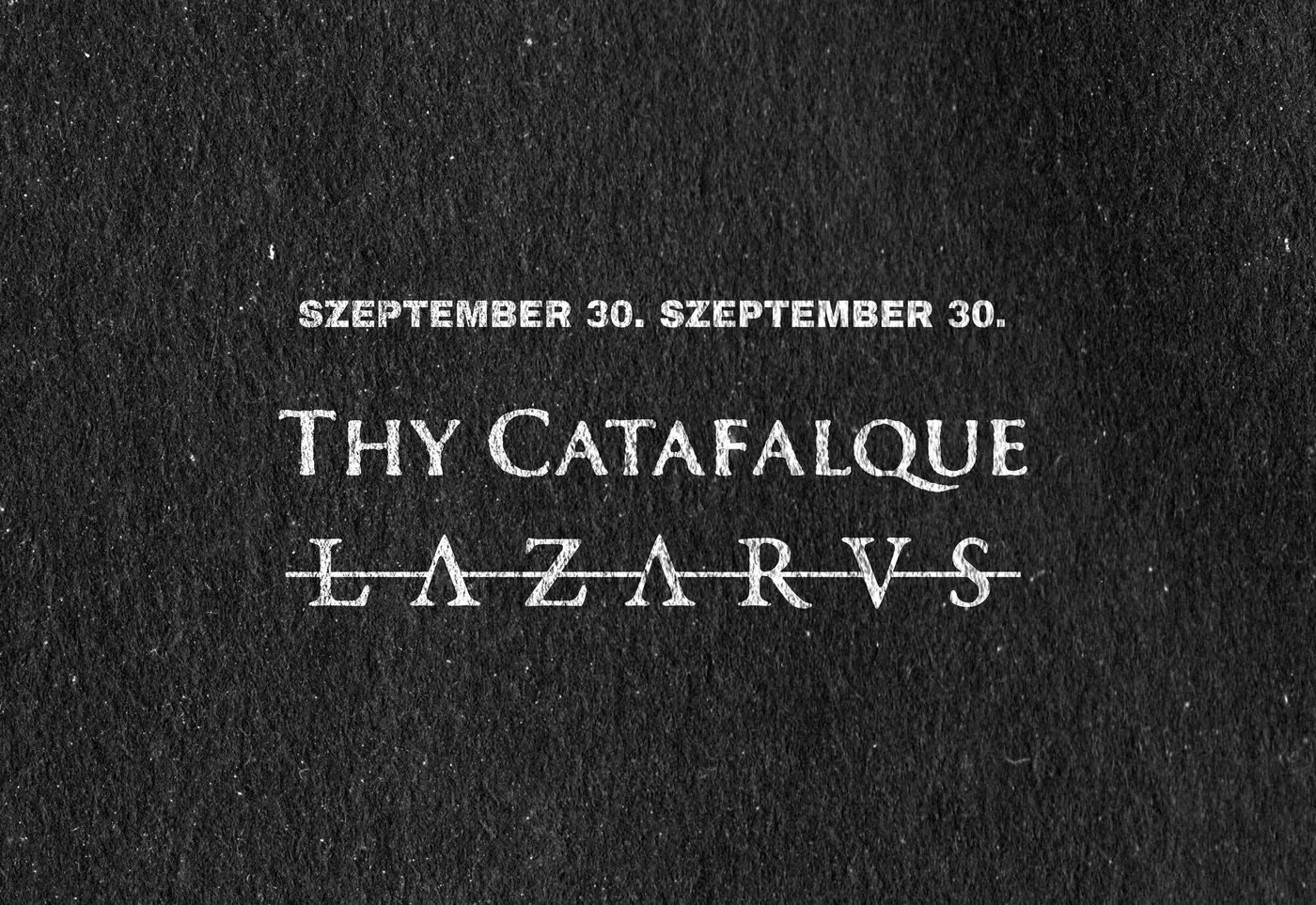 Lazarvs + Thy Catafalque koncert Budapesten (Budapest Park)