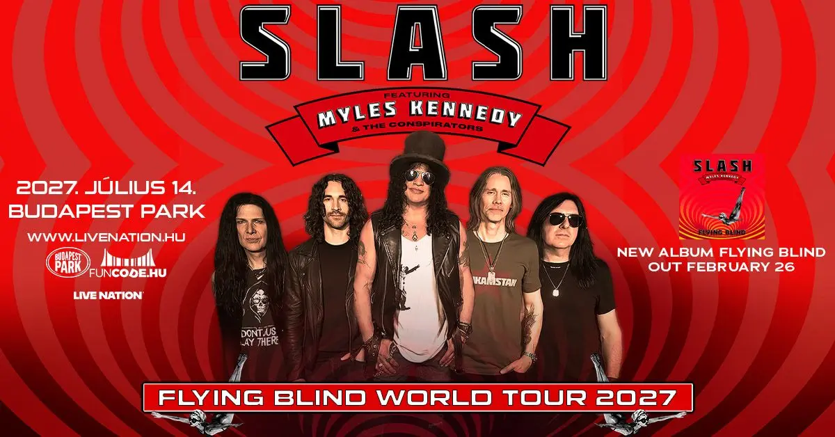 Slash ft. Myles Kennedy and The Conspirators koncert Budapesten (Budapest Park)