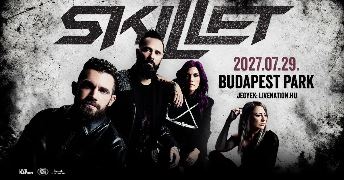 Skillet koncert Budapesten (Budapest Park)
