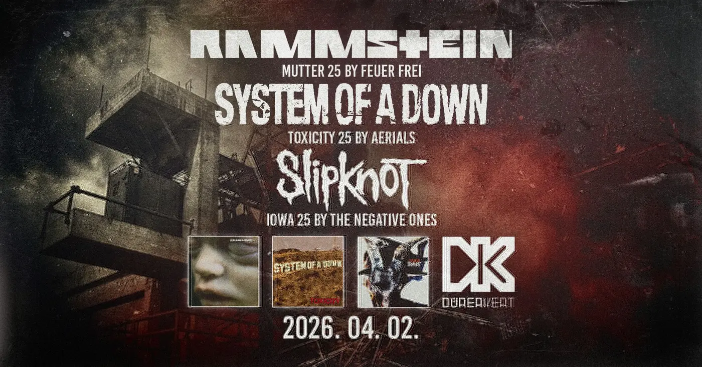 Rammstein - Mutter, SOAD - Toxicity, Slipknot - Iowa 💥 25th anniversary 💥