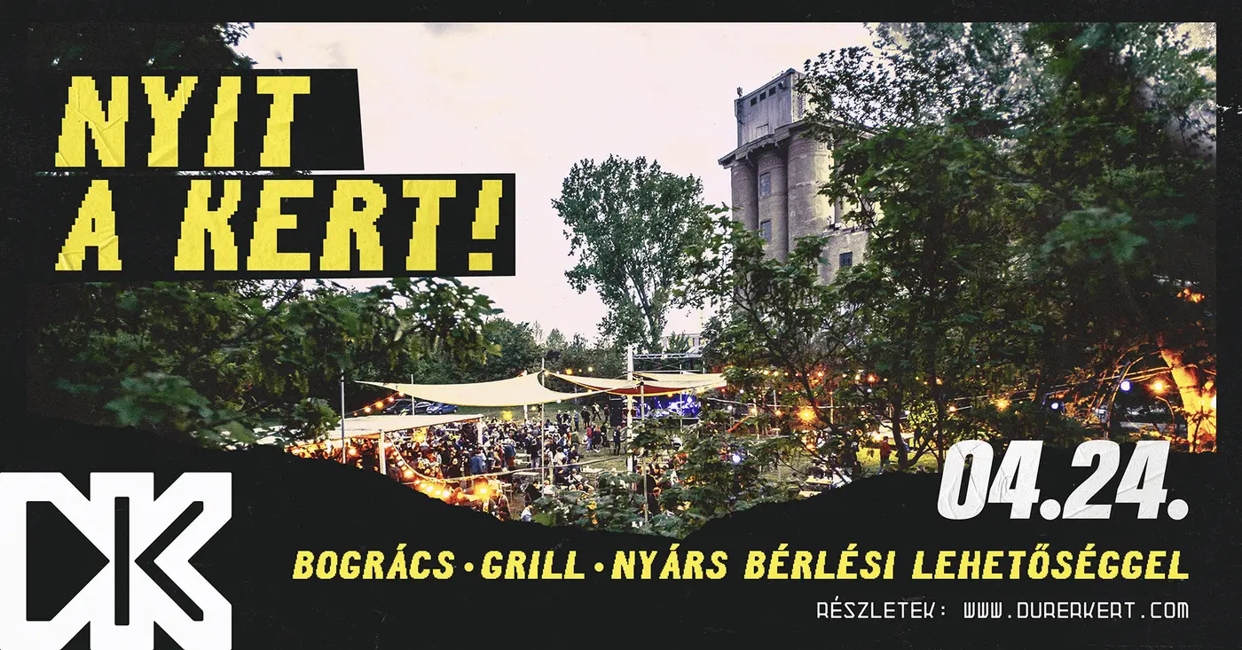 Dürer Kertnyitás koncert Budapesten (Dürer Kert)