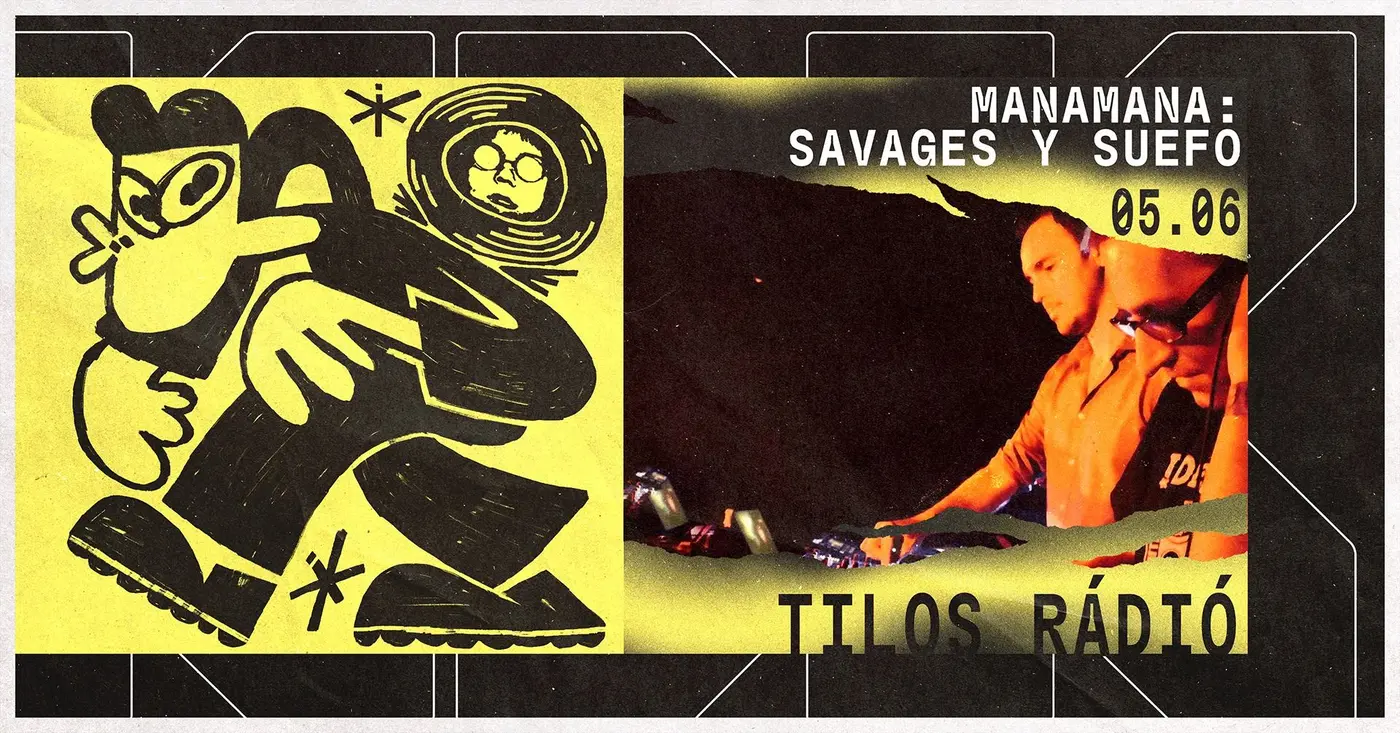 Tilos Rádió rezidensek a Kertben: Mana Mana: Savages y Suefo koncert Budapesten (Dürer Kert)