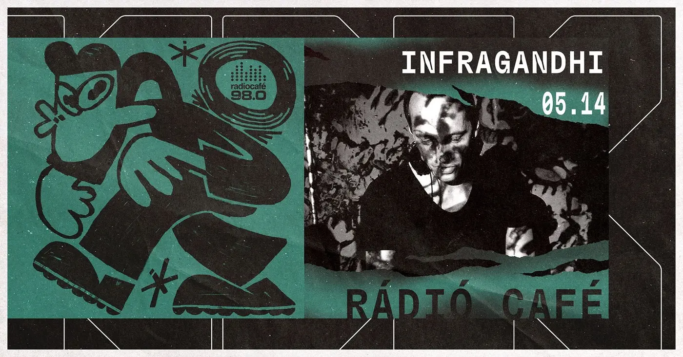 radiocafé rezidensek a Kertben: Infragandhi koncert Budapesten (Dürer Kert)