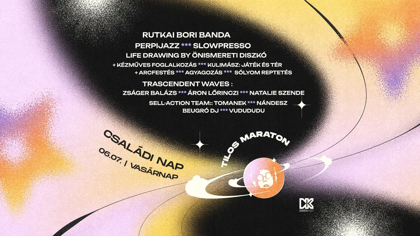 CSALÁDI NAP @ TILOS MARATON 2026 - TŐLED FÜGG koncert Budapesten (Dürer Kert)