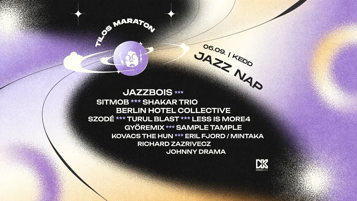 JAZZ NAP @ TILOS MARATON 2026 - TŐLED FÜGG koncert Budapesten (Dürer Kert)