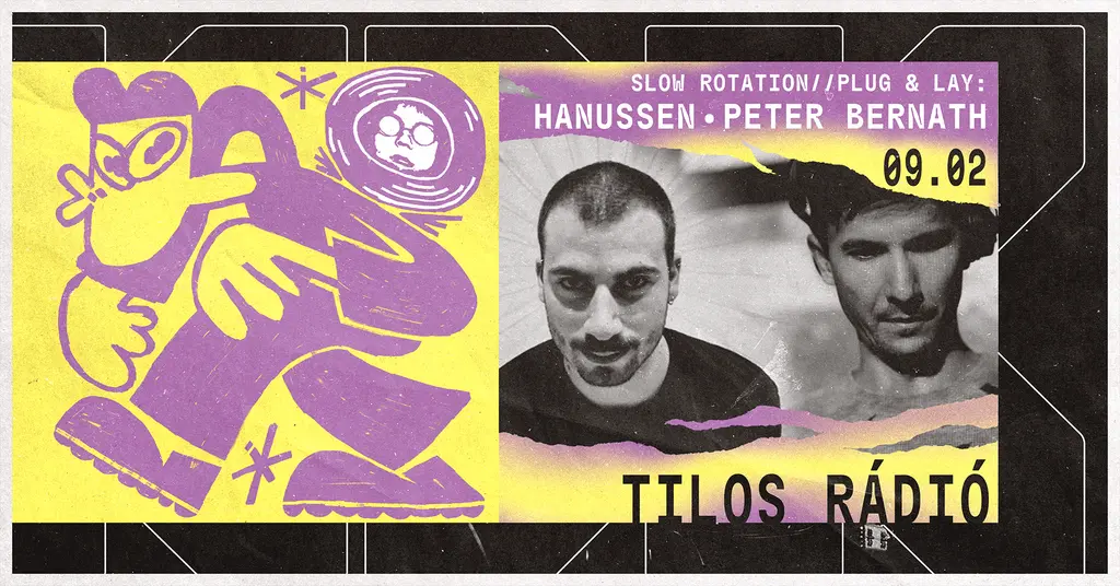 Tilos Rádió rezidensek a Kertben: Slow Rotation // Plug & Lay: Hanussen, Peter Bernath koncert Budapesten (Dürer Kert)