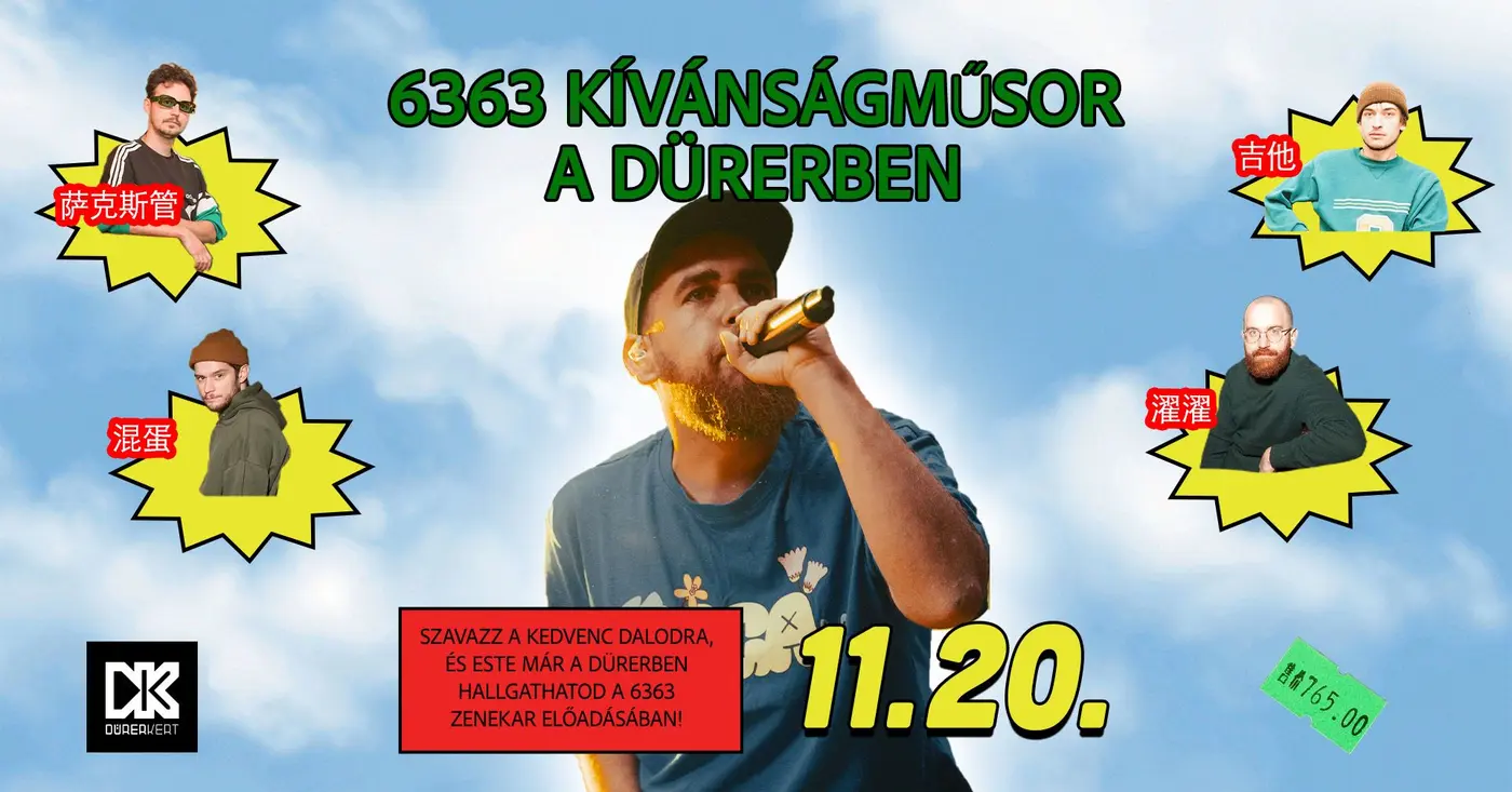 6363 - Kívánságműsor koncert Budapesten (Dürer Kert)