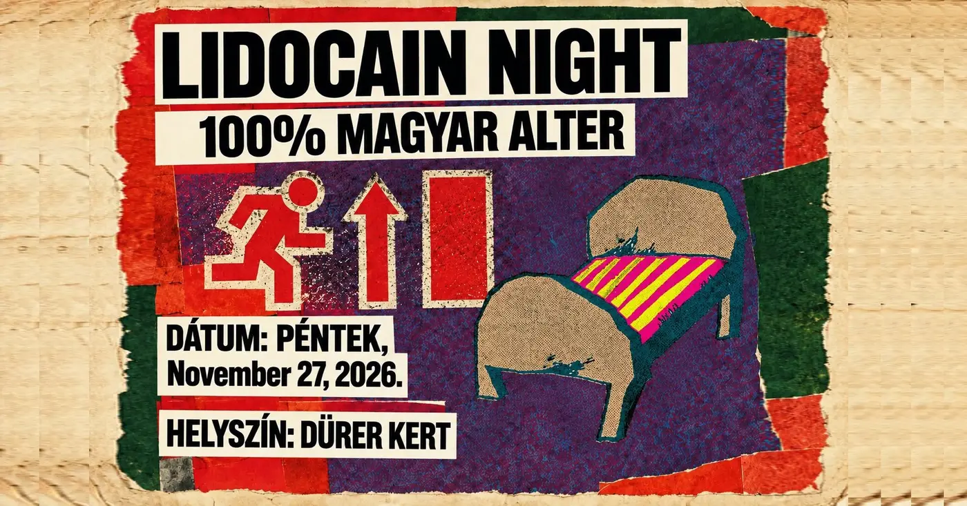 Lidocain Night koncert Budapesten (Dürer Kert)