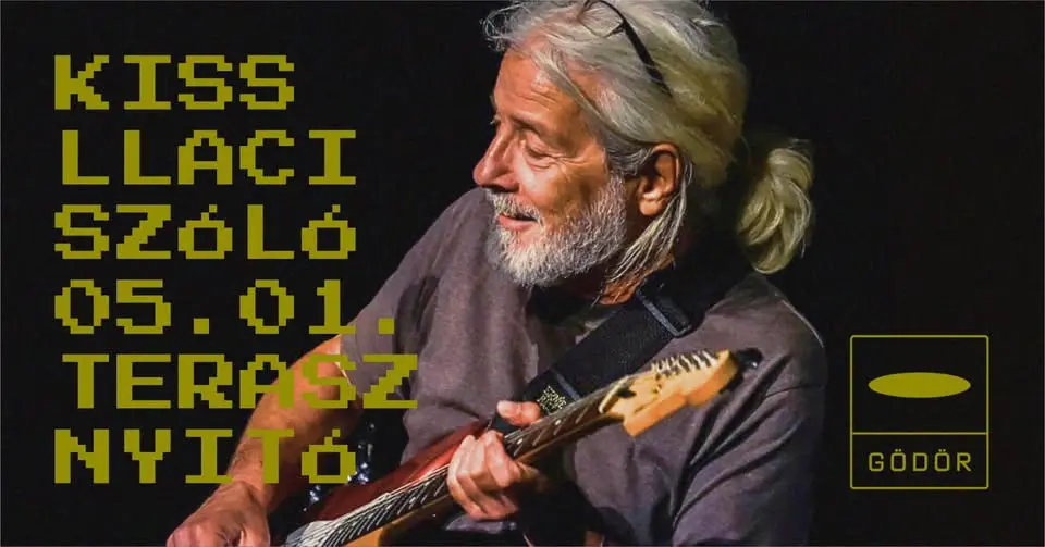 Terasznyitó, Kiss Llaci szóló koncert koncert Budapesten (Gödör Klub)