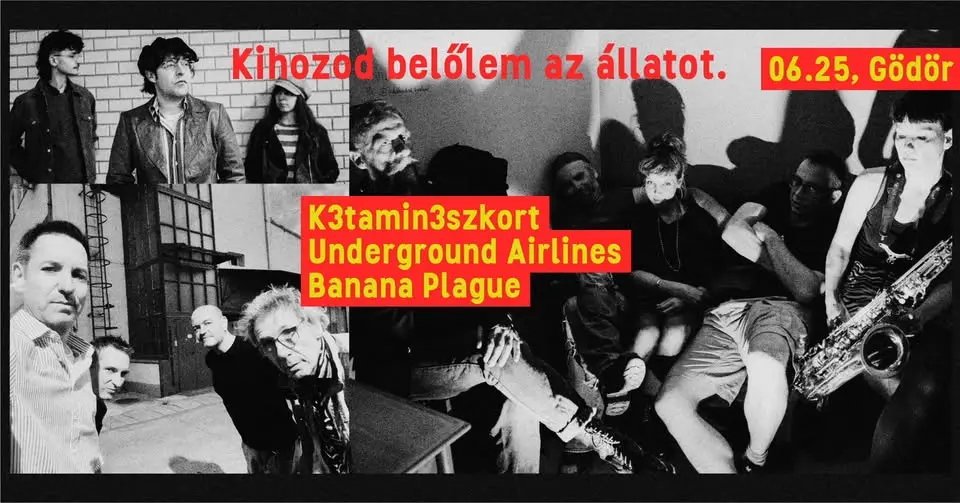 K3tamin3szkort lemezbemutató // Legát Tibor: UAL bemutatkozó // vendég: Banana Plague koncert Budapesten (Gödör Klub)
