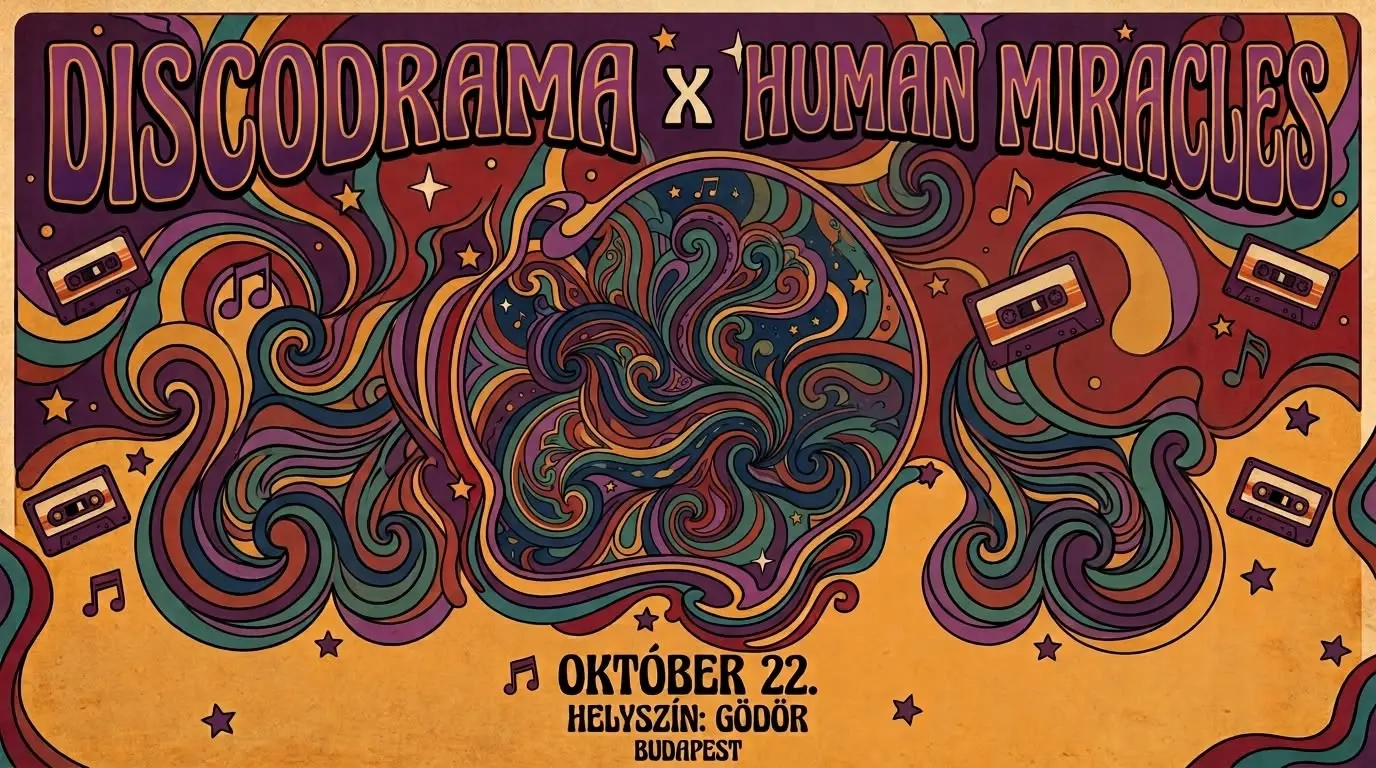 Flashnight: DiscoDrama x Human Miracles koncert Budapesten (Gödör Klub)