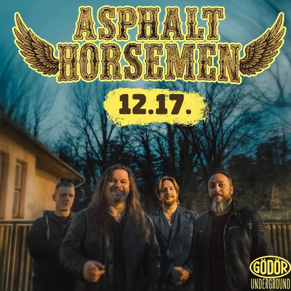 Asphalt Horsemen - unplugged / Vendég: Szöszö (The Joystix) koncert Budapesten (Gödör Klub)
