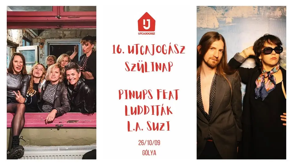 16. Utcajogász-születésnap koncert Budapesten (Gólya)