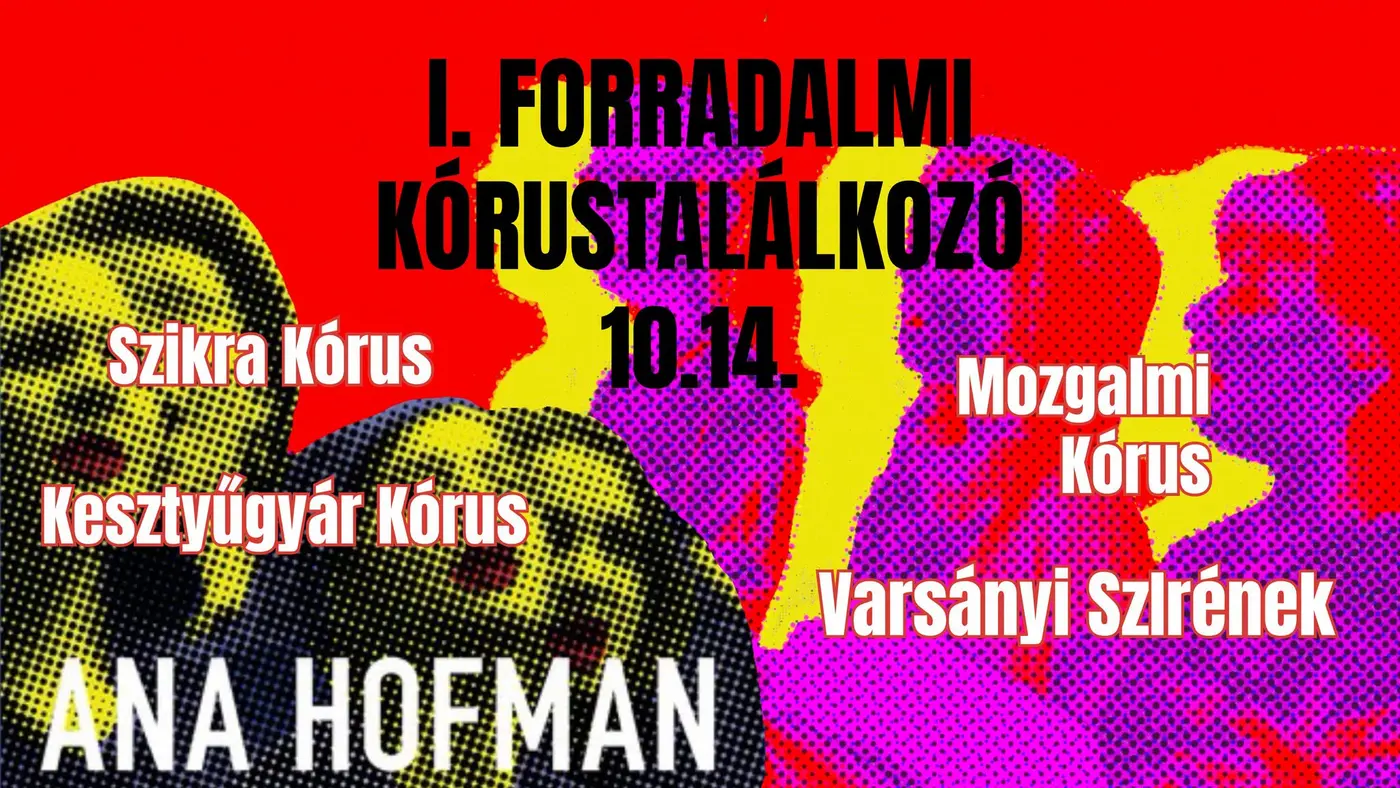 I. Forradalmi kórustalálkozó koncert Budapesten (Gólya)
