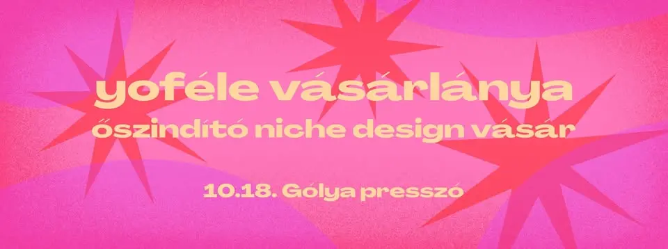 YOFÉLE VÁSÁRLÁNYA 💥 GIGA 💥 MEGA őszi niche vásár koncert Budapesten (Gólya)